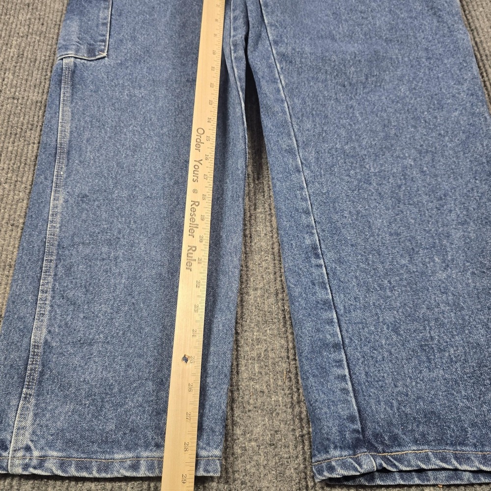 Bulwark FR Jeans Mens 38x30 Blue Straight Relaxed Flame-Resistant Denim 36x29 - Picture 7 of 12